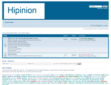 Tablet Screenshot of forums.hipinion.com
