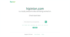 Desktop Screenshot of hipinion.com